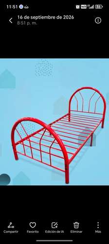 Cama Twin Rosada
