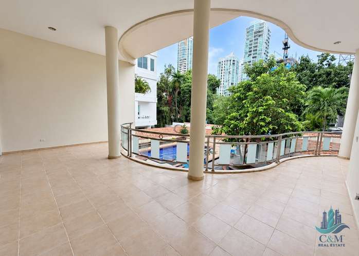 ALQUILER CASA DE LUJO SAN FRANCISCO PANAMÁ 1500M2 10REC PISCINA JACUZZI ASCENSOR MLD - Imagen 5