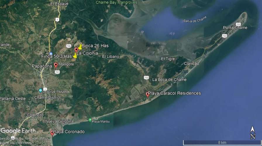 TERRENOS – CHAME / FINCA – VIENTO FRÍO, COSTA ARRIBA DE COLÓN - Imagen 4