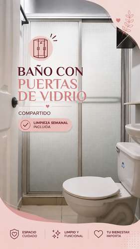 Habitación amueblada para dama con amplio clóset. Pma este,  - Imagen 5