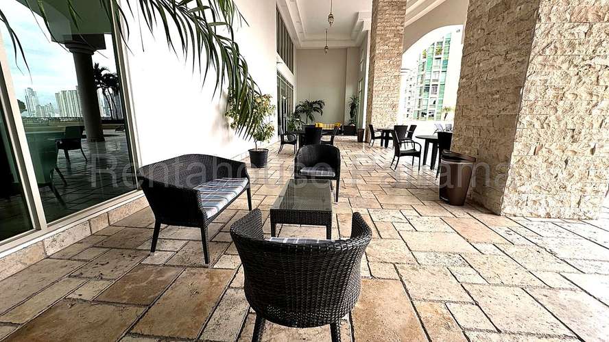 Alquiler Apartamento Amoblado 296 m2 Vista al Mar 3 Recamaras con Bano Punta Pacifica - ALYC 26-5358