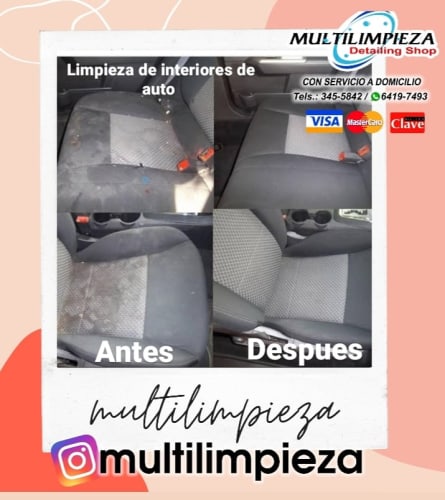 Limpieza de interior de autos en Panamá