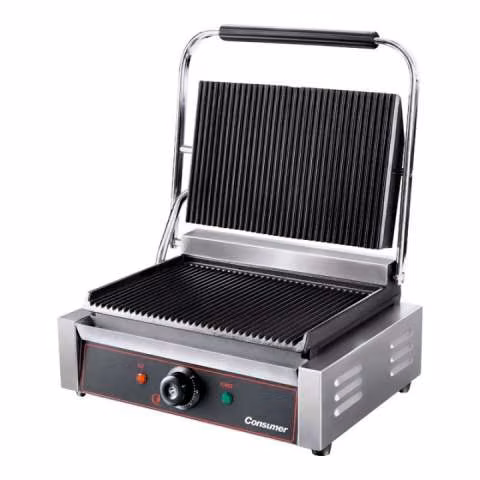 Plancha grill eléctrica 1 tapa Consumer