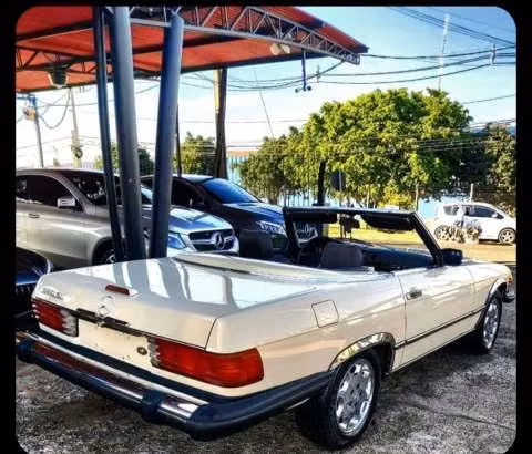 Mercedes Benz 560 SL convertible 1988 motor V8 5.6 naftero automático - Imagen 1