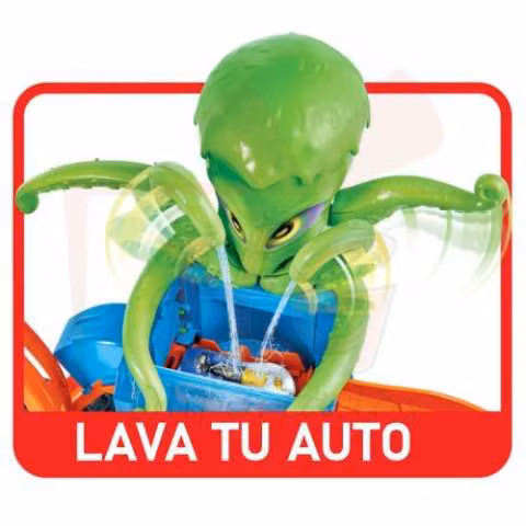 Pista lavado de autos Hot Wheels Ultimate Octo