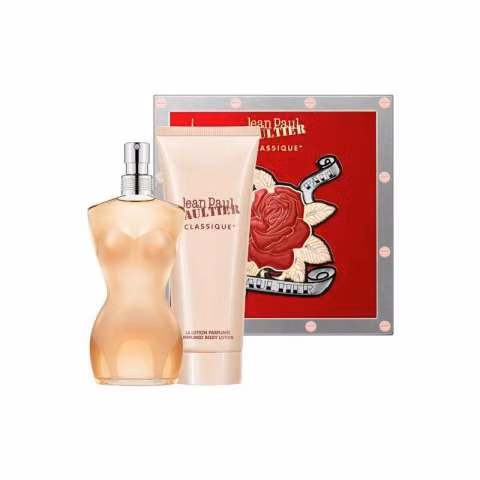 Jean paul gaultier femenino kit eau de toilette 100ml+body lotion