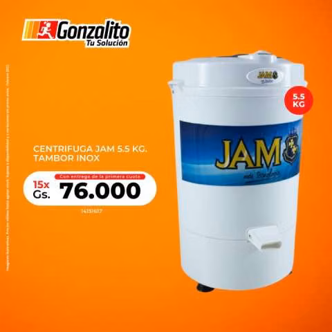 Centrifugadora Jam 5.5 kilos