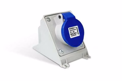 Toma ind. Ext. 2x16a+t v 6h ip44 steck