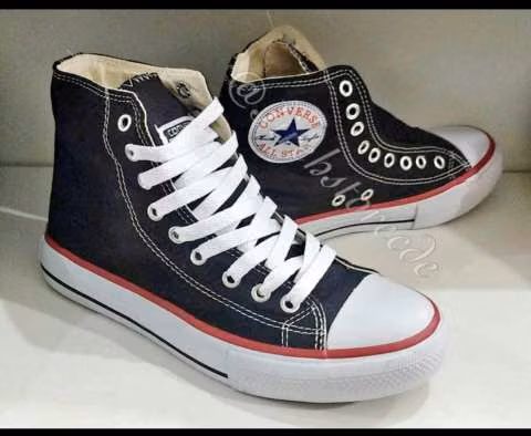 Bota Converse negro clásico para dama