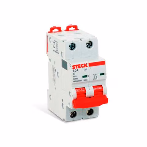 Disyuntor din 2x06a 6ka curva c - steck