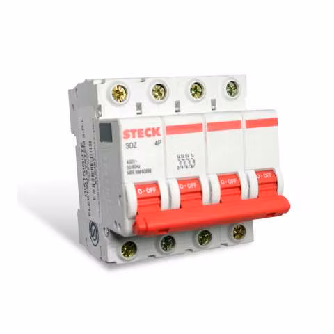 Disyuntor din 4x10a 6ka curva c - steck
