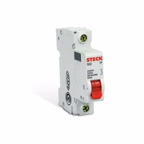 Disyuntor DIN 1X04A 6KA CURVA B - STECK