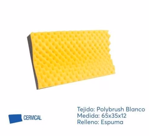 Almohada cervical Super Spuma 35x65x12cm