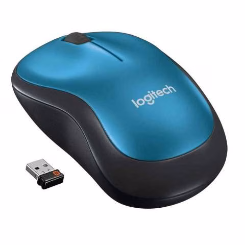 Mouse Wireless Logitech M185 - Azul - Imagen 2