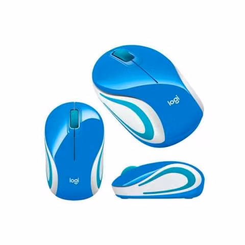 Mouse Wireless Logitech M187 - Azul - Imagen 3
