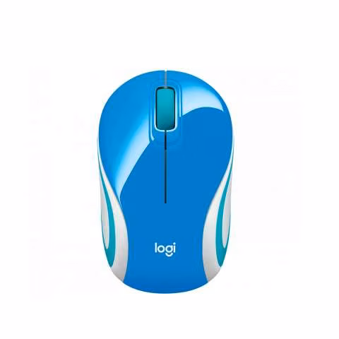 Mouse Wireless Logitech M187 - Azul