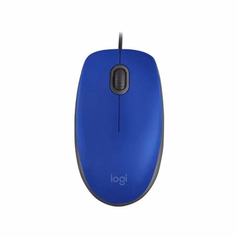 Mouse Silencioso Logitech M110 - Azul