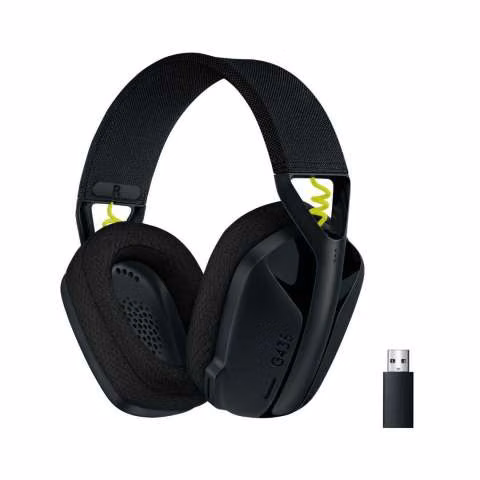 Headset Wireless Logitech G435 - Negro / Amarillo - Imagen 3
