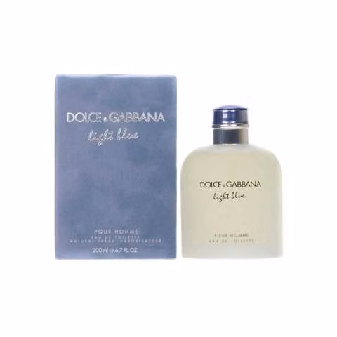 Dolce &gabbana light blue masculino 200ml eau de toilette
