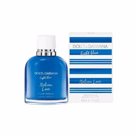 Perfume Dolce & gabbana light blue italian love masculino 100ml eau de toilette