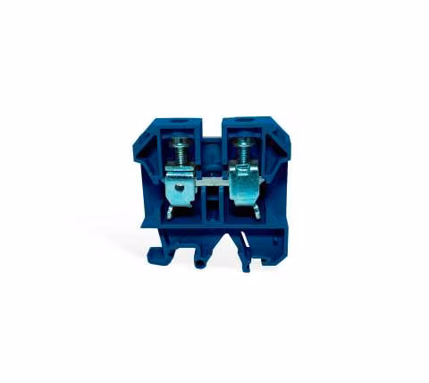 Borne para riel din 70mm azul - steck