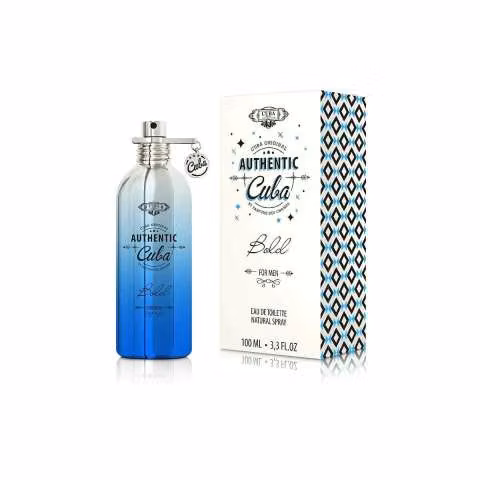 Cuba authentic bold for men 100ml eau de toilette