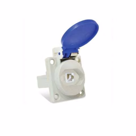 Placa adaptadora p/ toma emb. Rj45 - steck