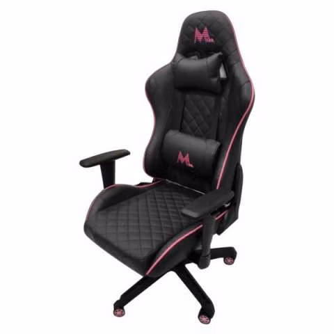 Silla Gamer Mtek MK01 Negro / Rosa