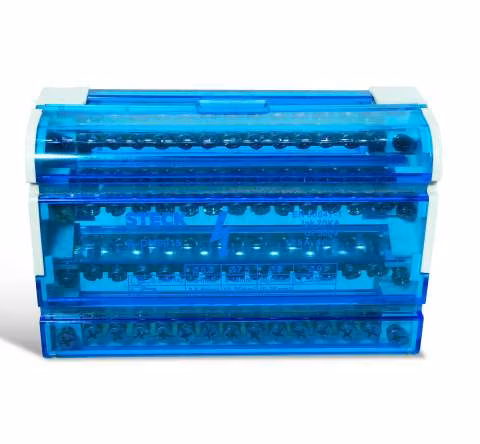 Bornera repartid. Tetrapo. 20ka 15 conex. 125a steck