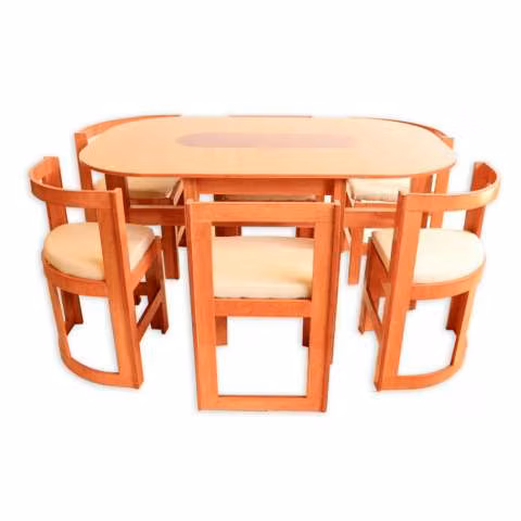 Juego de comedor 6 sillas alaska