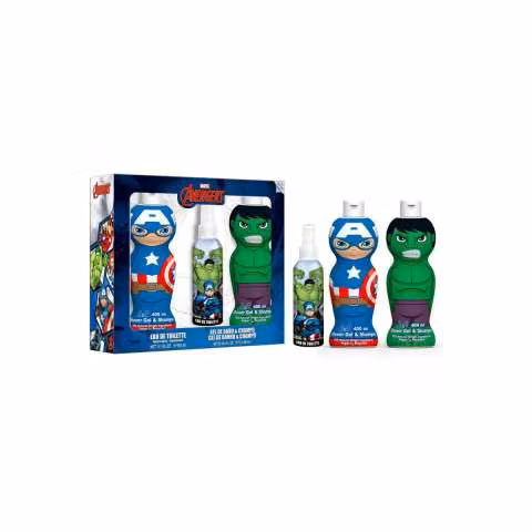 Avengers kit perfume edt 150ml+shower gel+shampoo 200ml