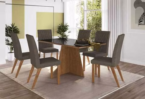 Mesa Zamarchi 148 con 6 sillas