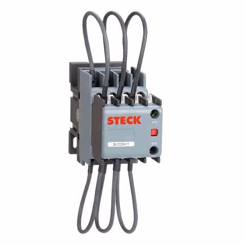 Contactor para capacitor 43a 25kvar/220v - steck