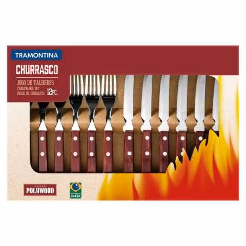Juego de cubiertos tramontina polywood 12pzas - Imagen 2