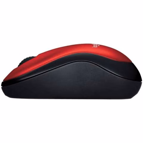 Mouse Wireless Logitech M185 - Rojo - Imagen 2