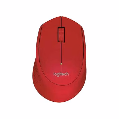 Mouse Wireless Logitech M280 - Rojo