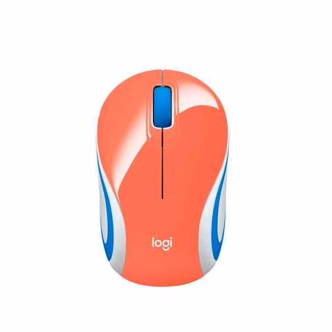 Mouse Wireless Logitech M187 - Coral