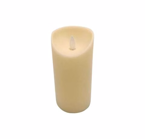 Vela led decorativa llama 15cm pila