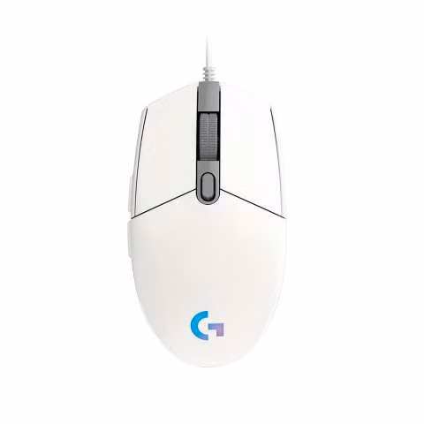 Mouse Logitech G203 - Blanco