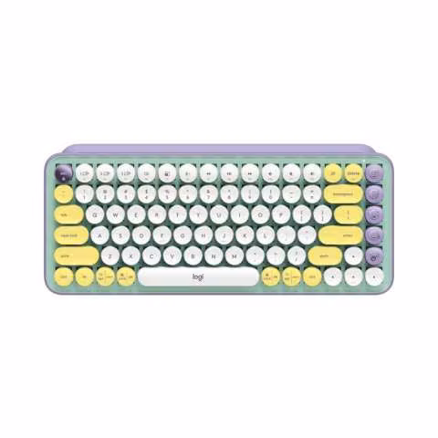 Teclado Mecánico Logitech Pop Keys - Menta