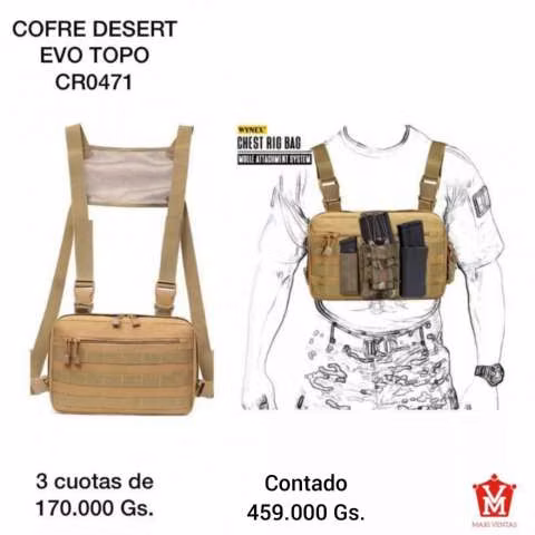 Chaleco táctico Cofre Desert Evo Top CR0471