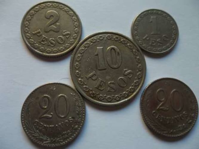 Coins of Paraguay and the world