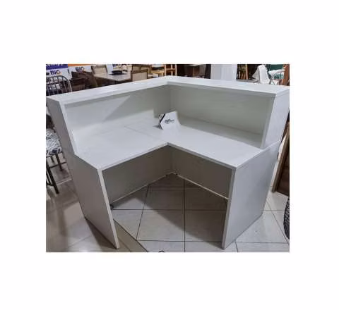Mesa recepción blanco