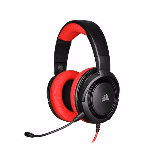 Headset Corsair HS35 - Rojo