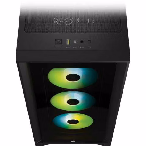 Gabinete Corsair 4000X rgb negro - Imagen 2
