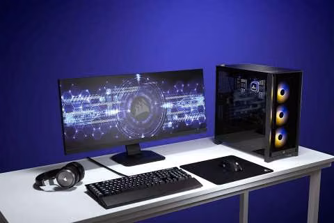Gabinete Corsair 4000X rgb negro - Imagen 3