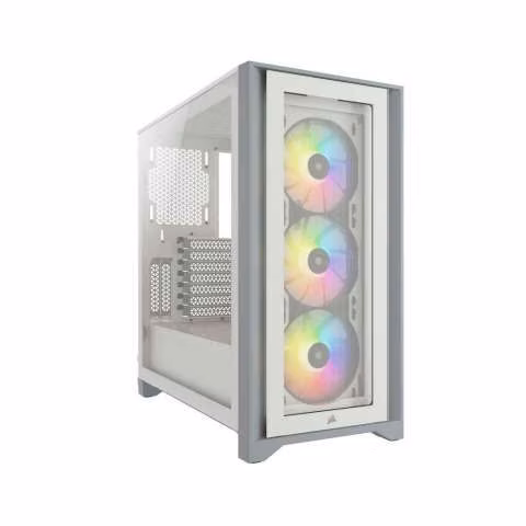 Gabinete Corsair 4000X RGB blanco