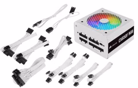 Fuente Corsair CX-F650W rgb blanco - Imagen 2