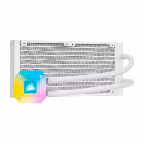 Hydrocooler Corsair H100i Elite Capellix blanco - Imagen 3
