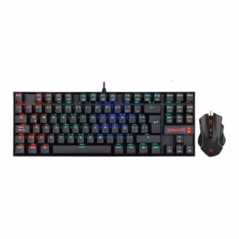 Combo teclado mecánico Redragon 2 en 1 Kumara español